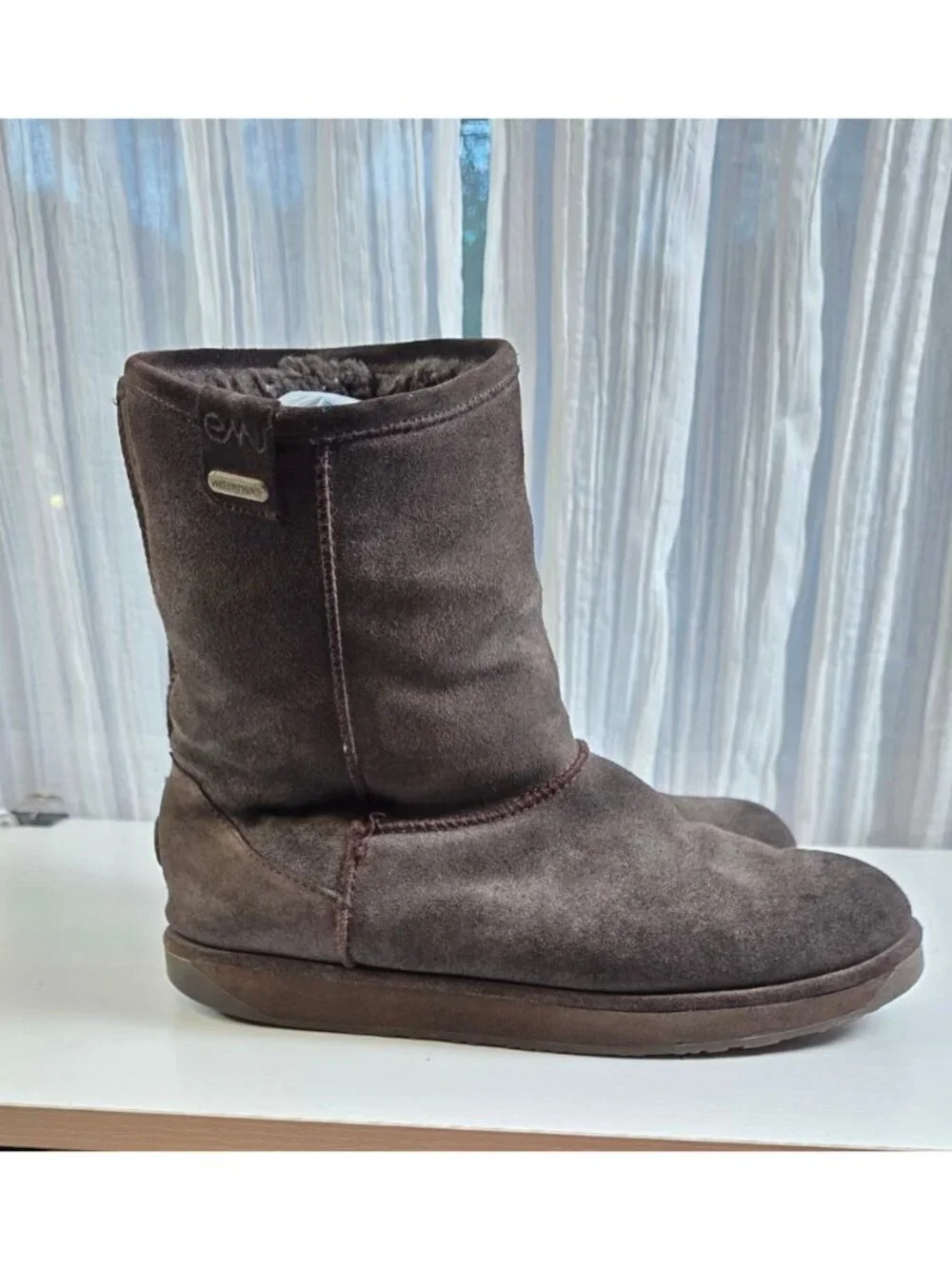 Emu Brown Low Boots, Women's Size 10